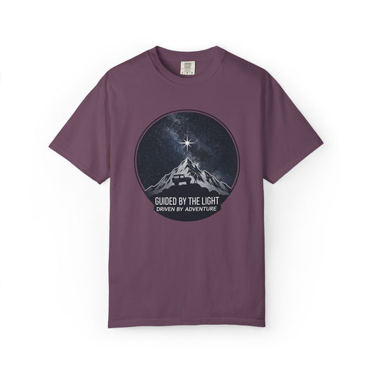 Guided by the Light Mountain T-Shirt β Adventure Hiking Tee