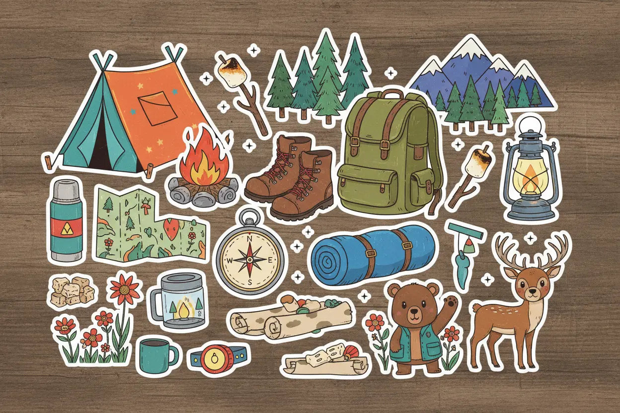Stickers-Decals-Funny-Bigfoot-Outdoor-Vinyl-Decals Camp and Comfort