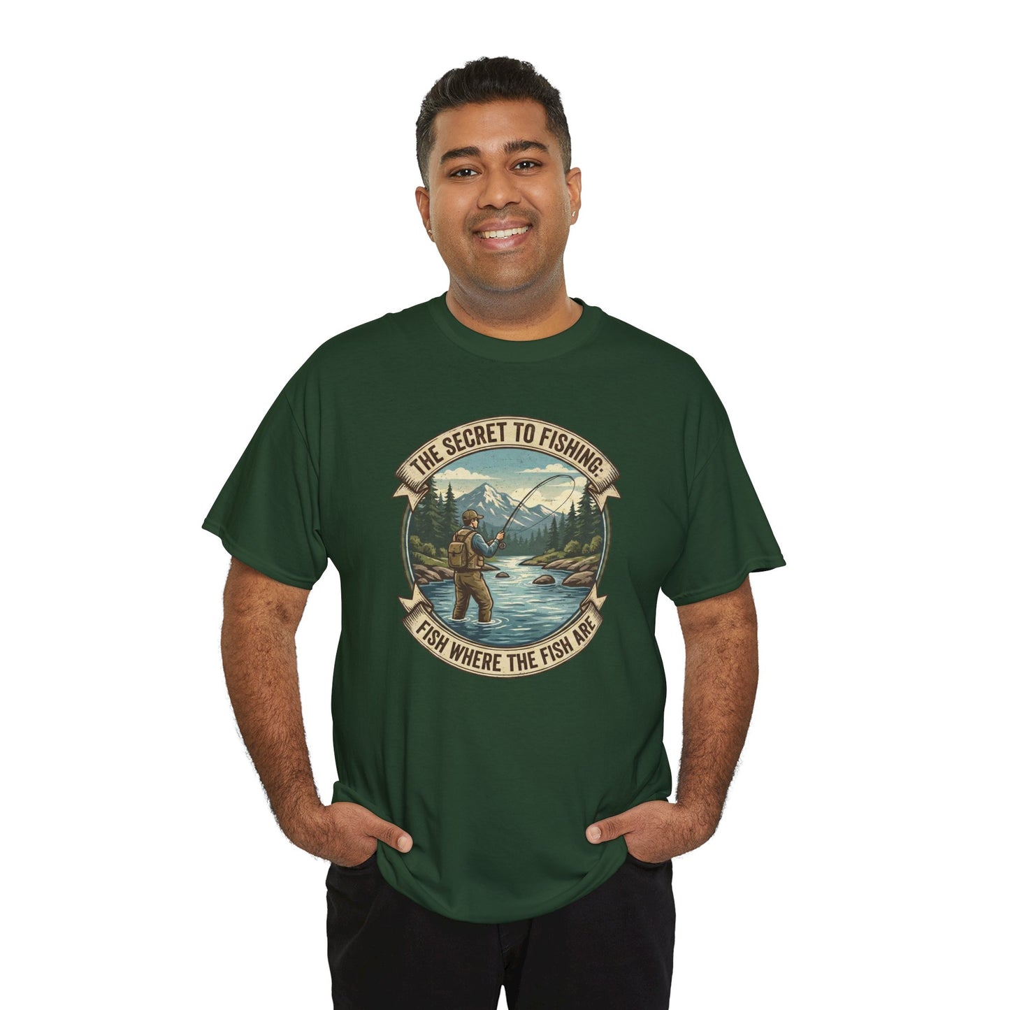 Funny Saying Fish Where The Fish Are T-Shirt | Fishing Humor