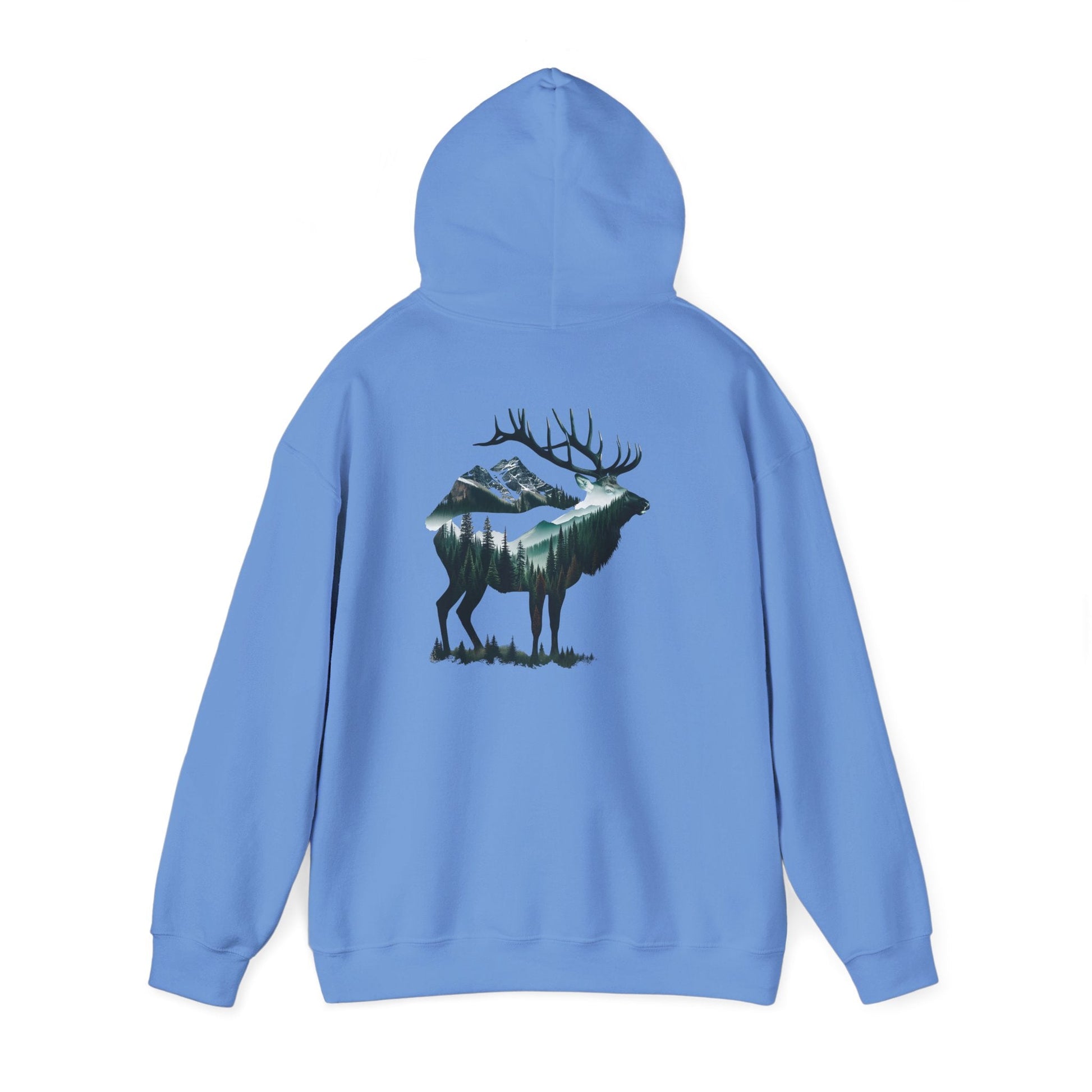 Wander Where the Trees Whisper Sweater - Elk Camping Soft Warm Hoodie, Unisex Heavy Blend™ Sweatshirt, Gift for Nature Lovers Printify