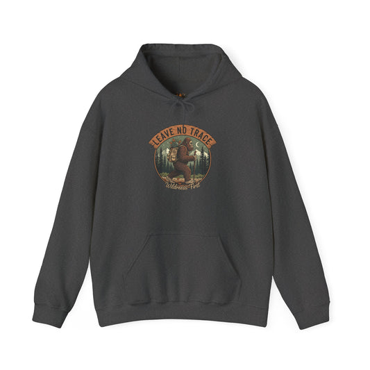 Leave No Trace Bear Hoodie – Forest Camping Graphic Pullover
