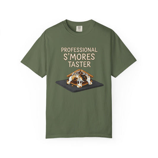 Professional S'mores Taster T-Shirt - Funny Tee Printify