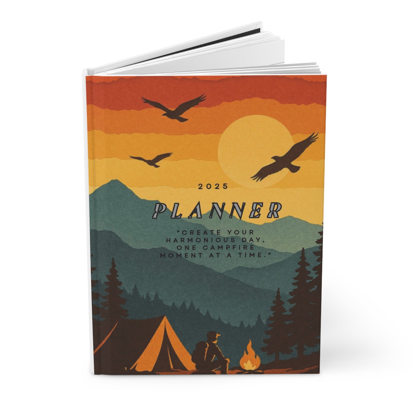 Camping Journal, Hiking Diary, Outdoor Adventure Notebook, Travel Logbook, Nature Lover Gift, Vacation Planner