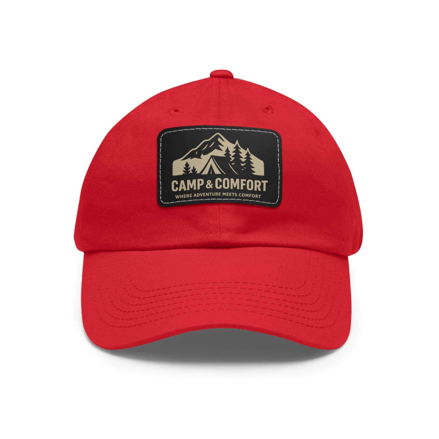 Adventure Dad Hat with Leather Patch - Camp & Comfort - Camp and Comfort