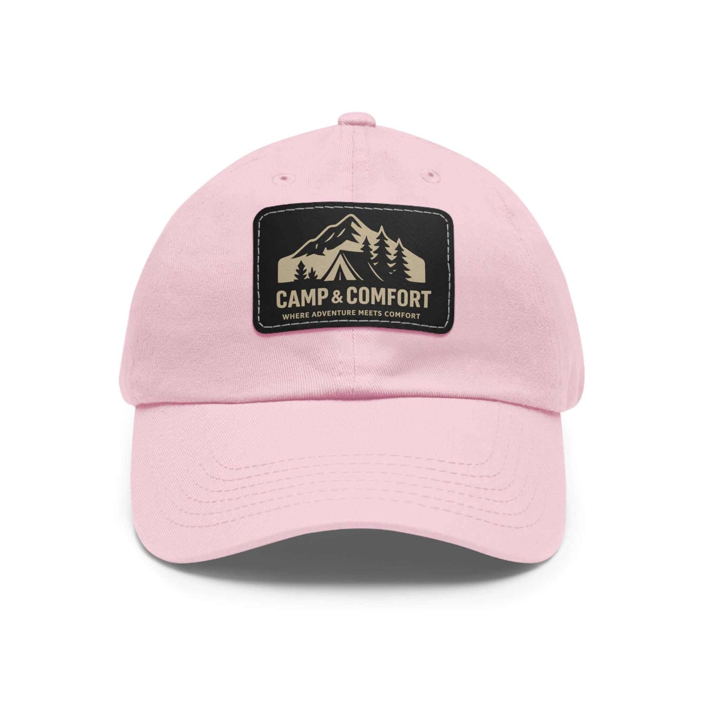 Adventure Dad Hat with Leather Patch - Camp & Comfort - Camp and Comfort