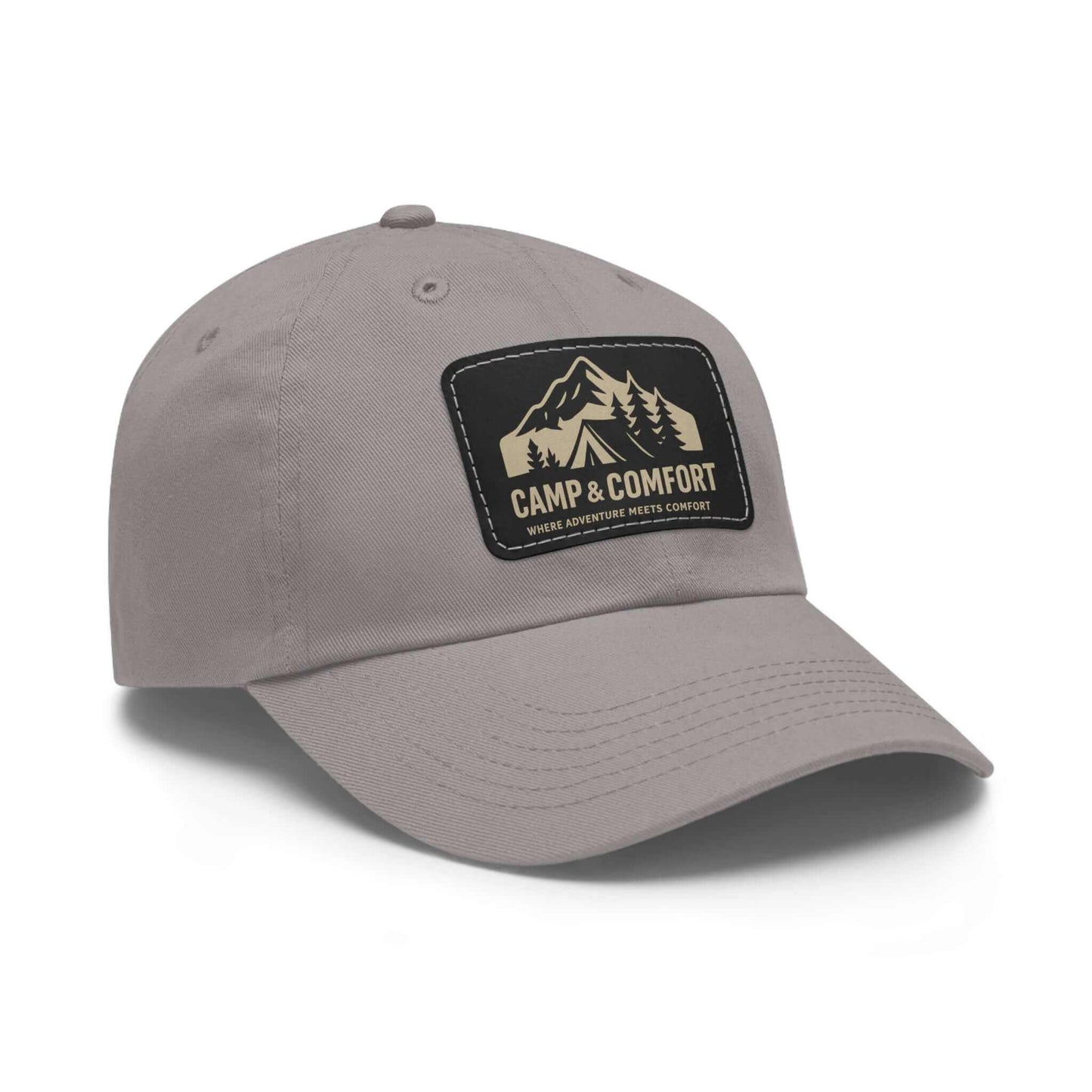 Adventure Dad Hat with Leather Patch - Camp & Comfort - Camp and Comfort