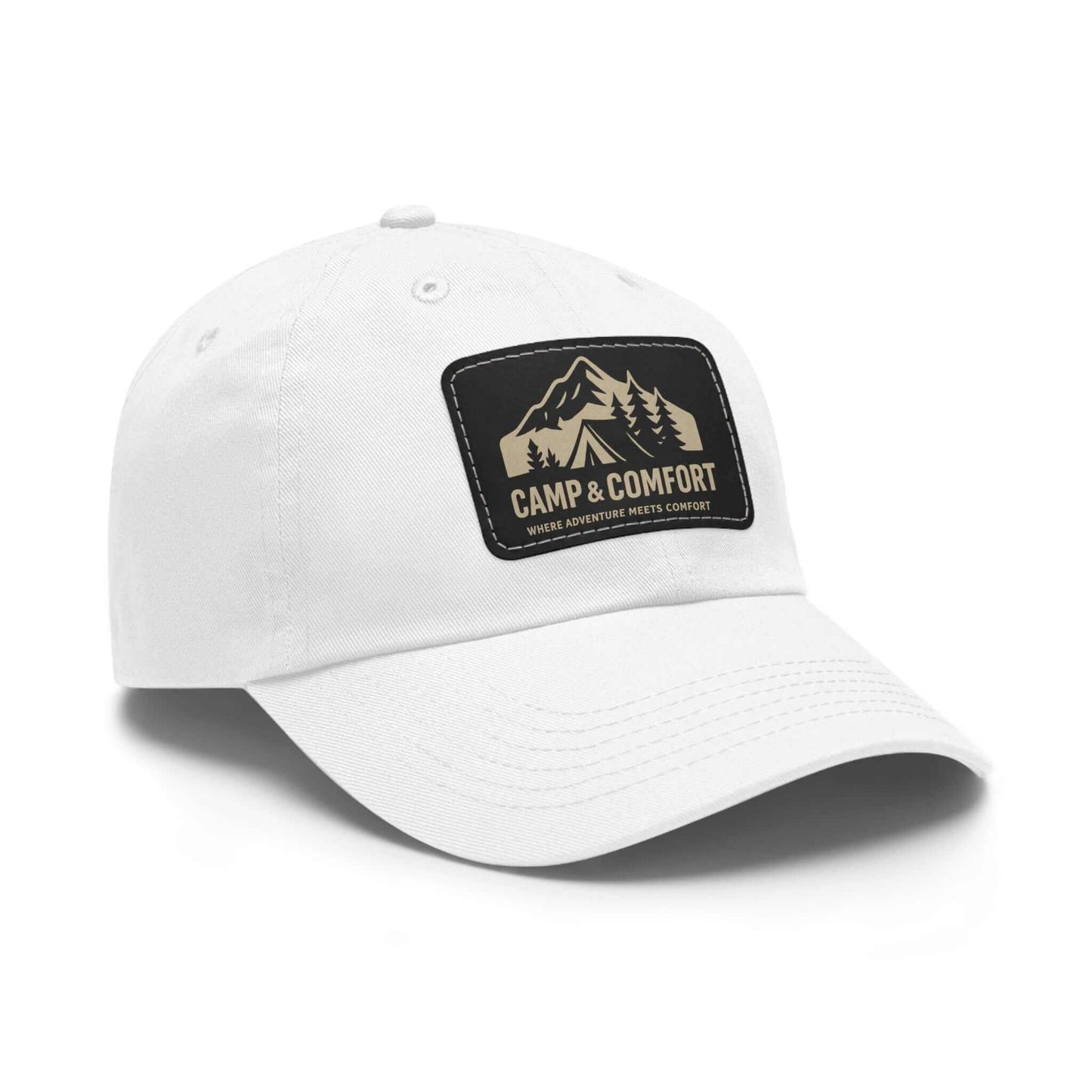 Adventure Dad Hat with Leather Patch - Camp & Comfort - Camp and Comfort