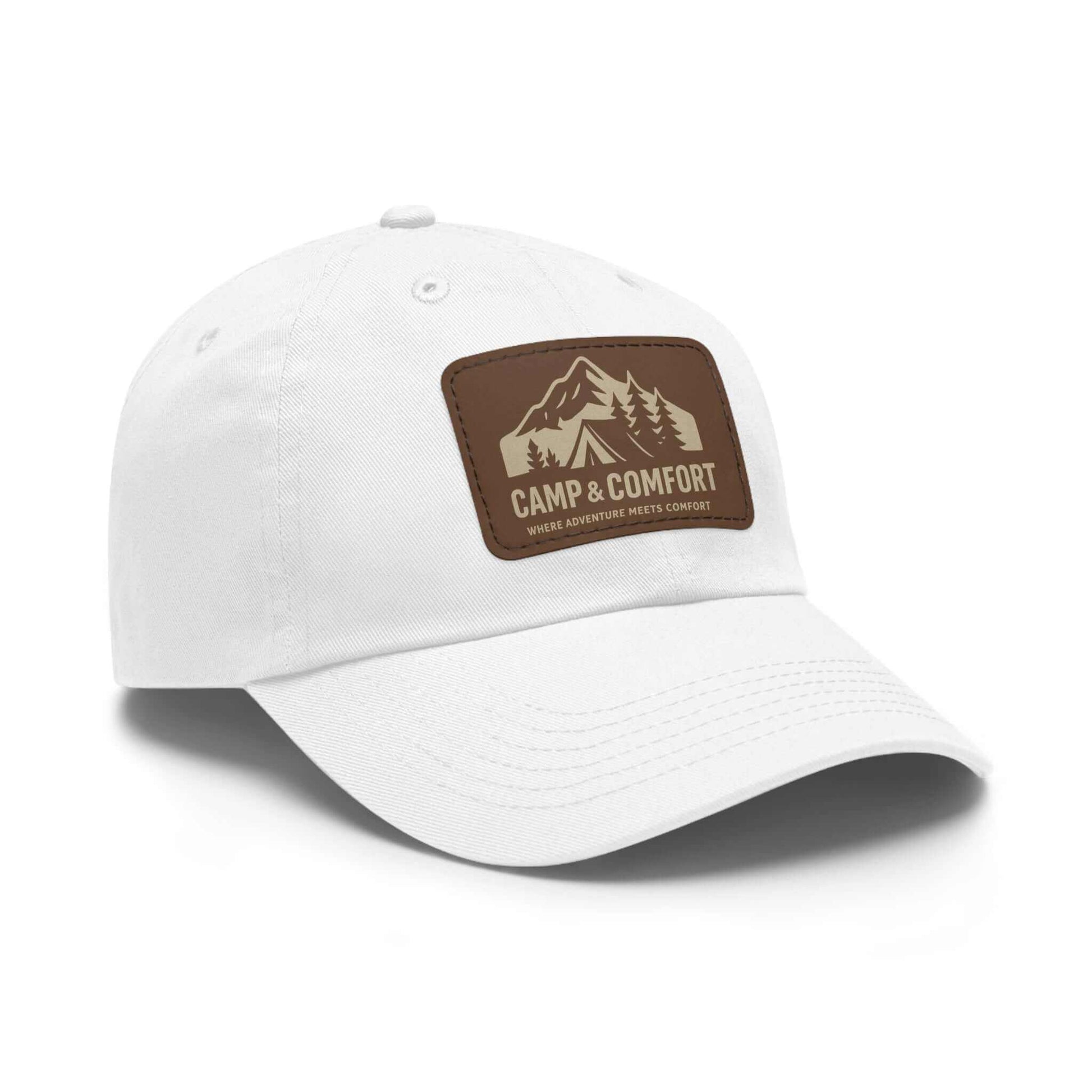Adventure Dad Hat with Leather Patch - Camp & Comfort - Camp and Comfort