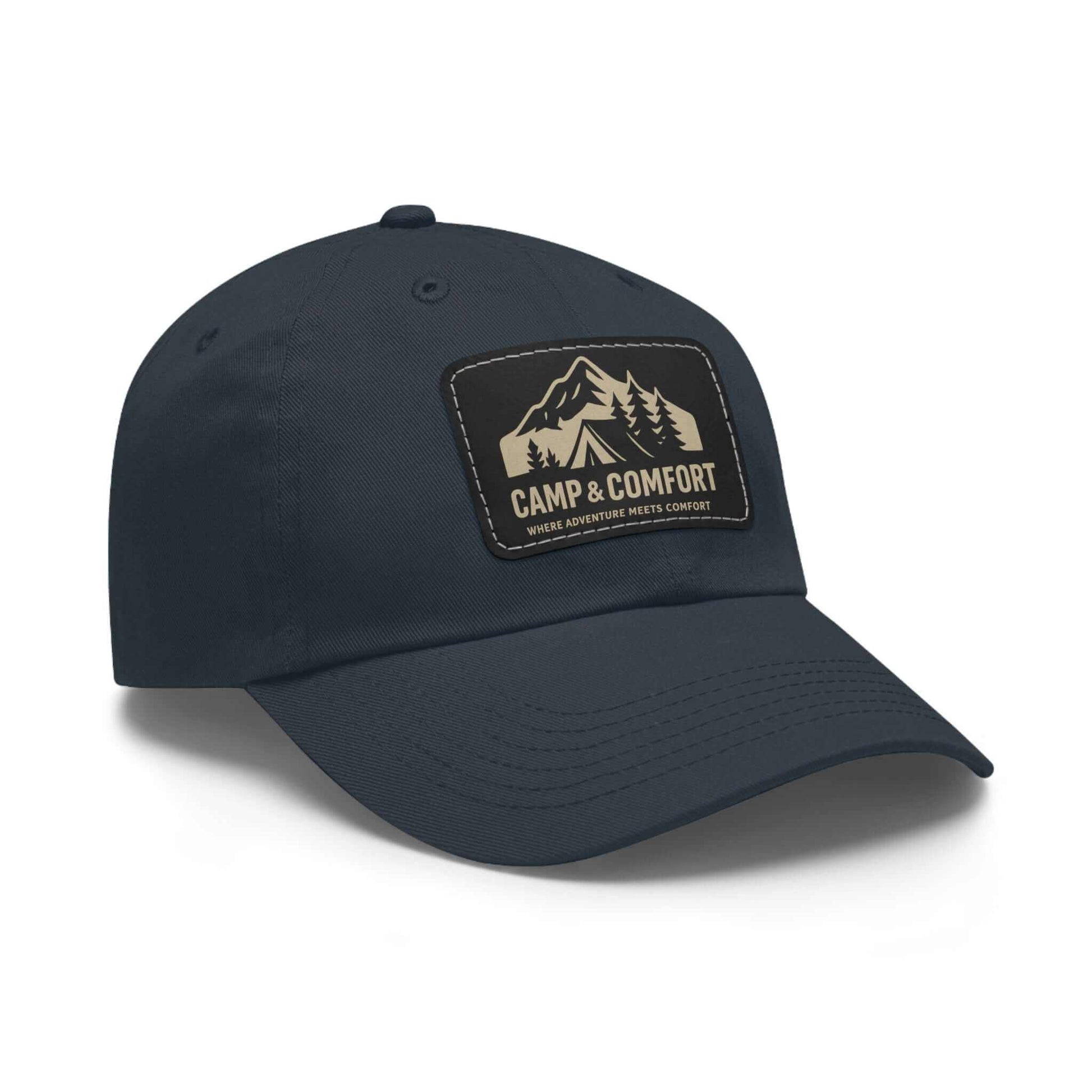 Adventure Dad Hat with Leather Patch - Camp & Comfort - Camp and Comfort