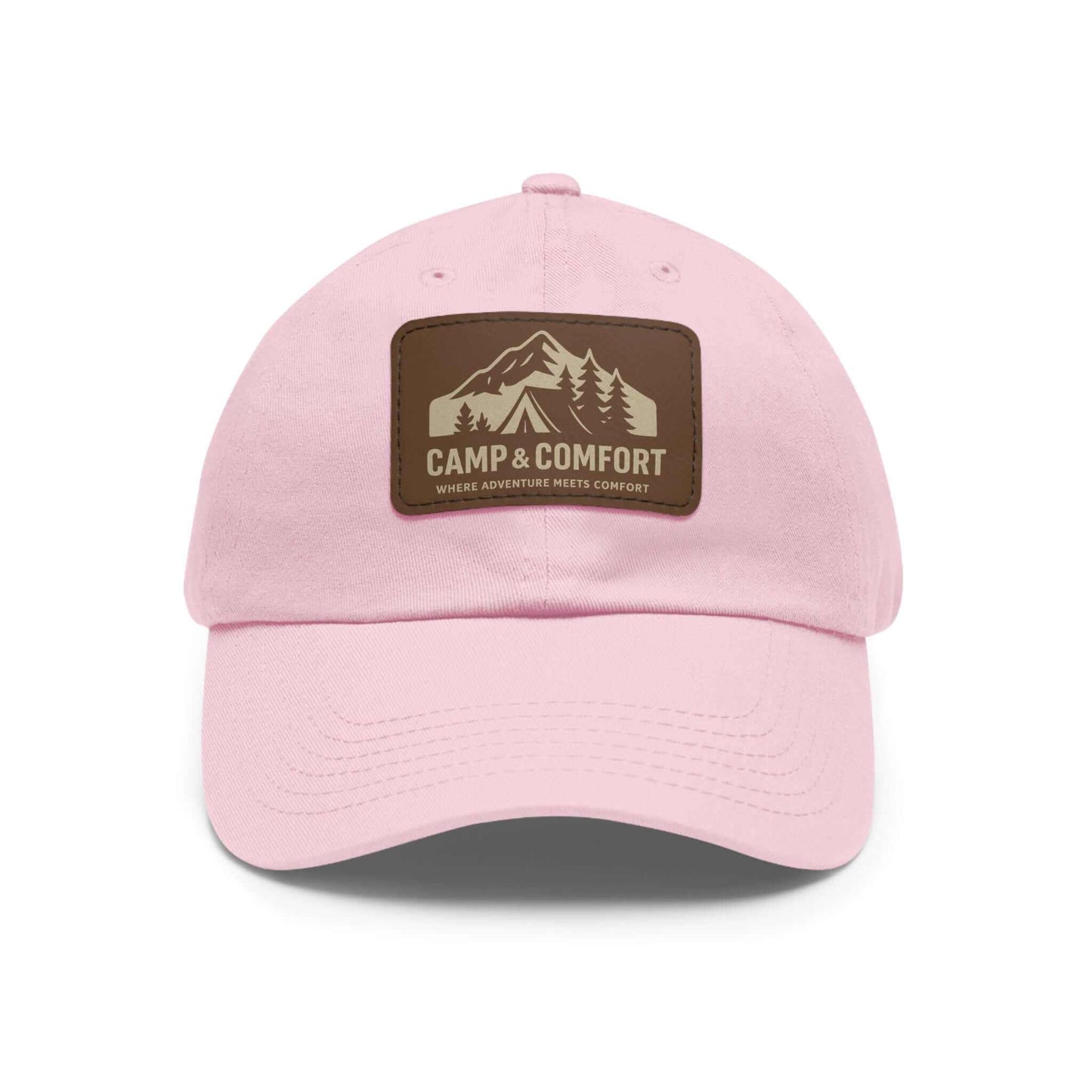 Adventure Dad Hat with Leather Patch - Camp & Comfort - Camp and Comfort