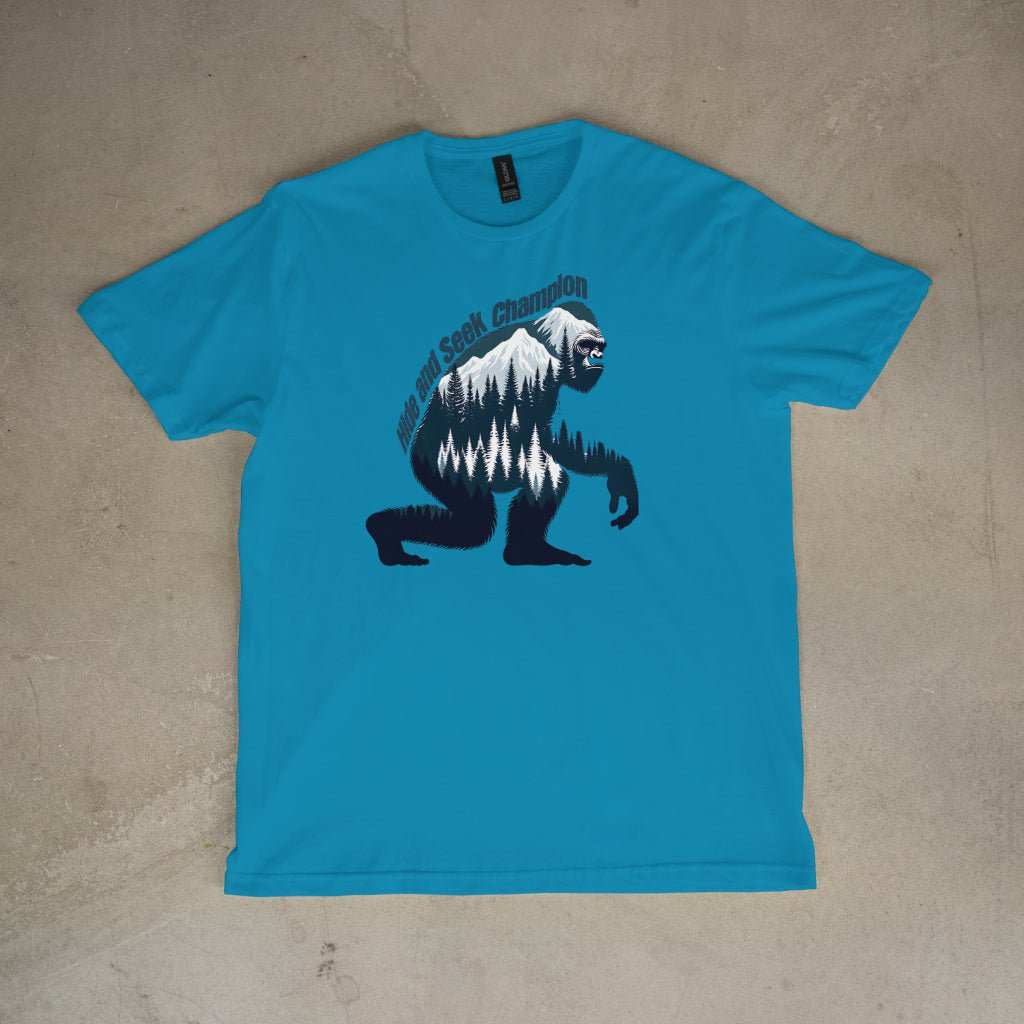 Bigfoot – Hide and Seek Champion T-Shirt - Camp and Comfort