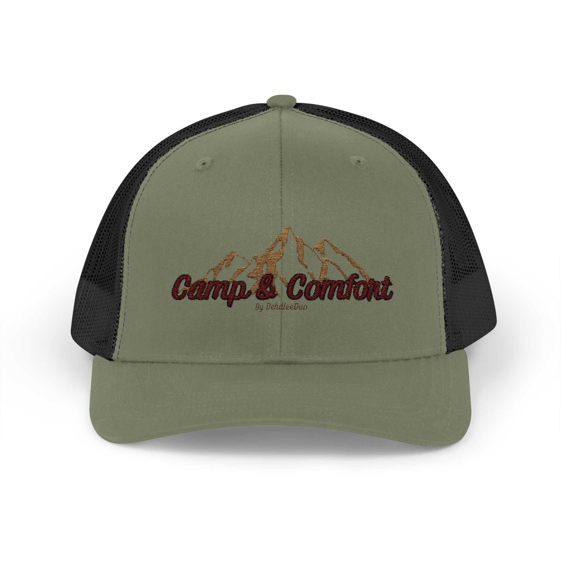 Camp & Comfort Embroidered Snapback Trucker Hat - Camp and Comfort