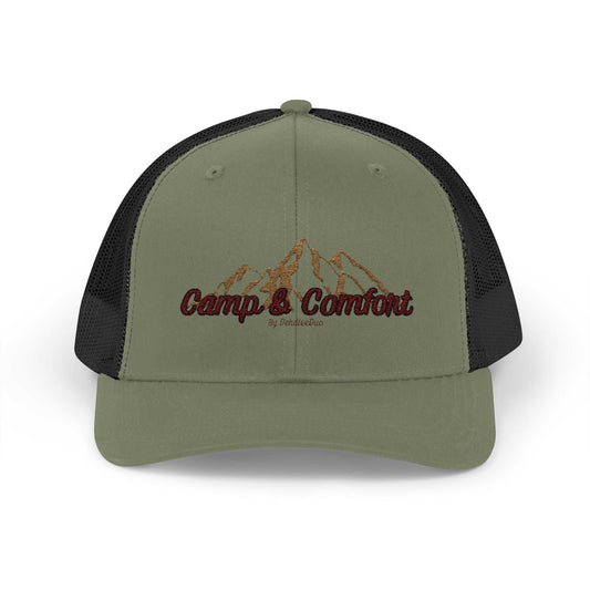 Camp & Comfort Embroidered Snapback Trucker Hat - Camp and Comfort