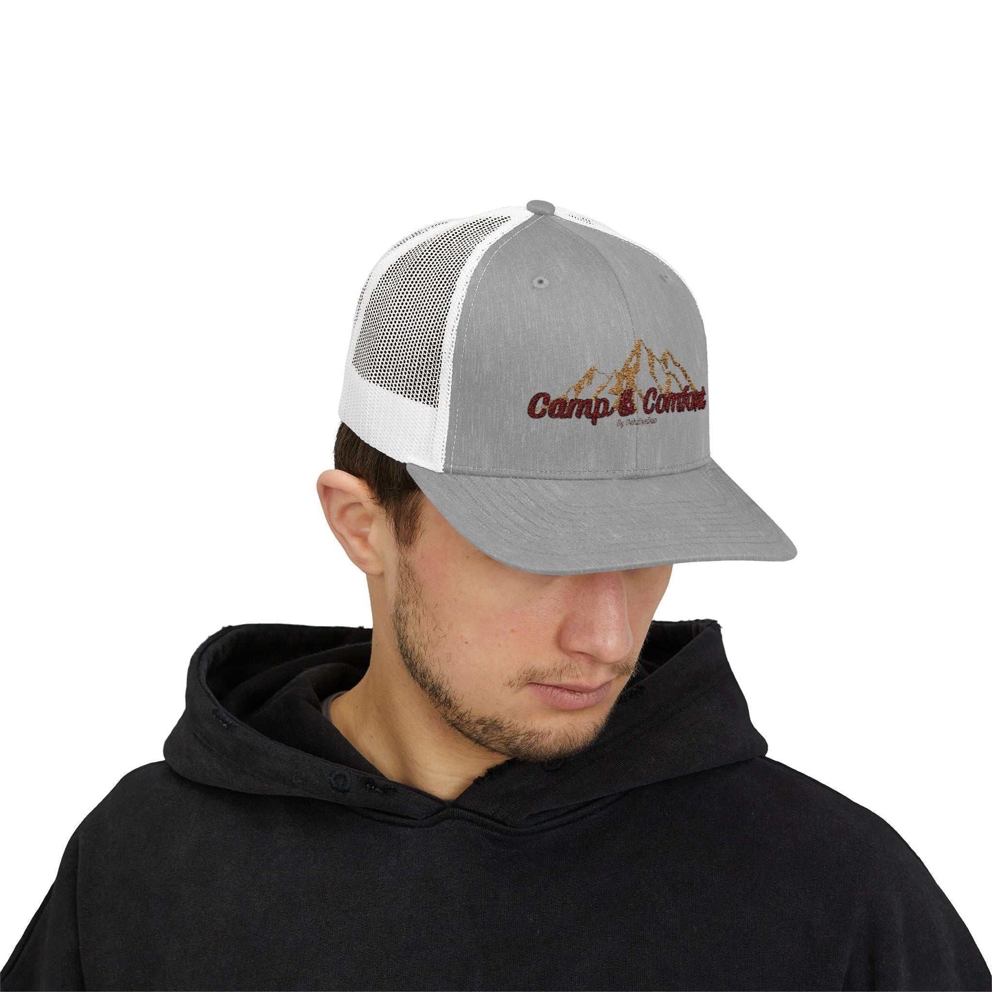 Camp & Comfort Embroidered Snapback Trucker Hat - Camp and Comfort