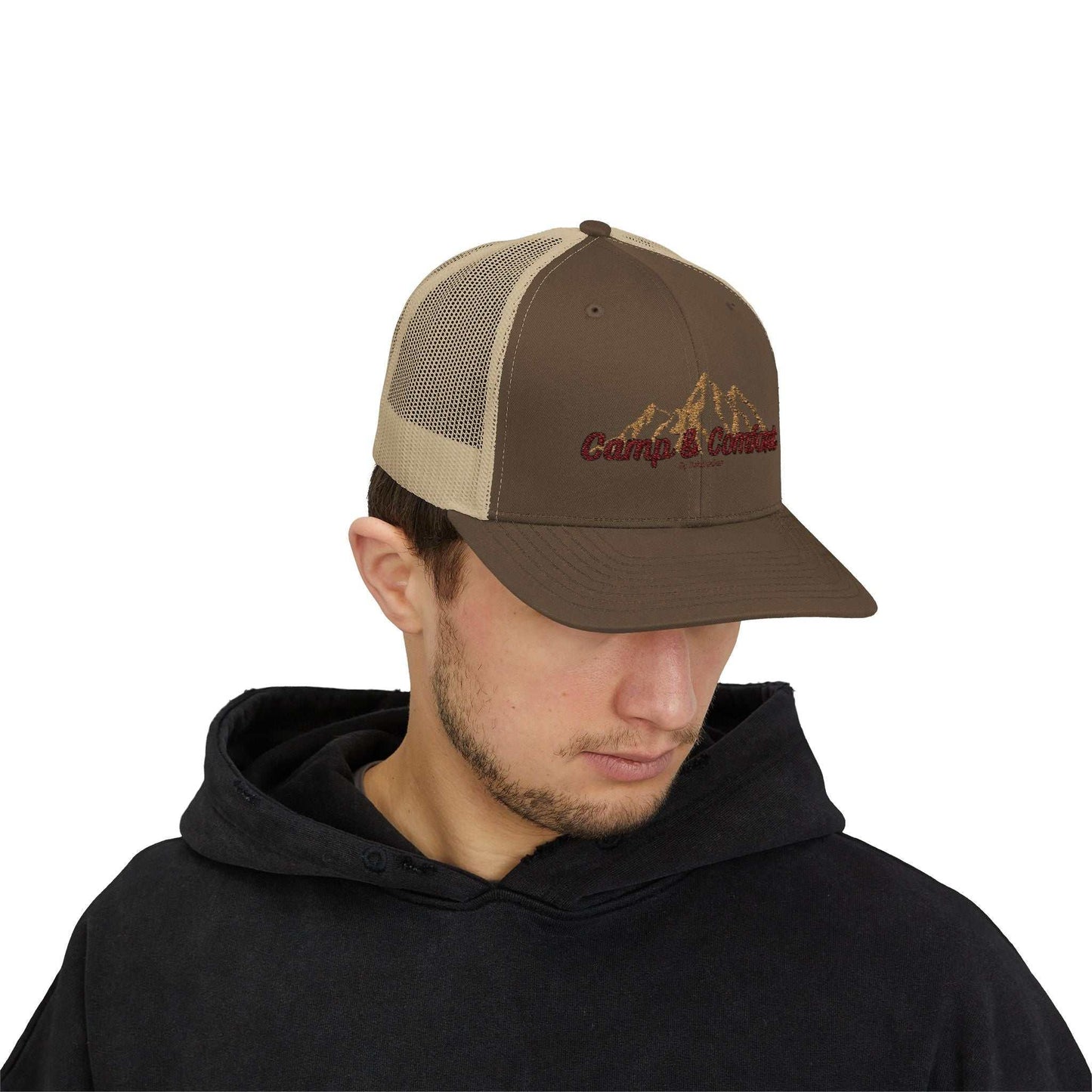 Camp & Comfort Embroidered Snapback Trucker Hat - Camp and Comfort