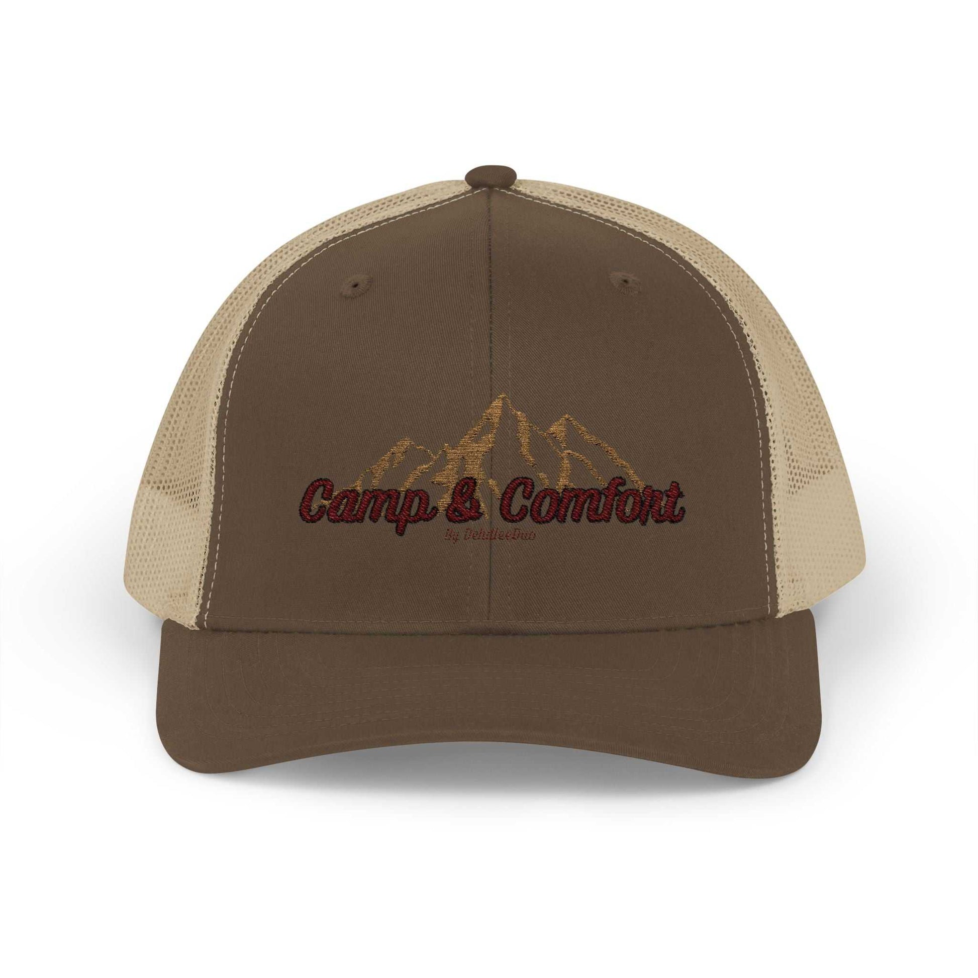 Camp & Comfort Embroidered Snapback Trucker Hat - Camp and Comfort