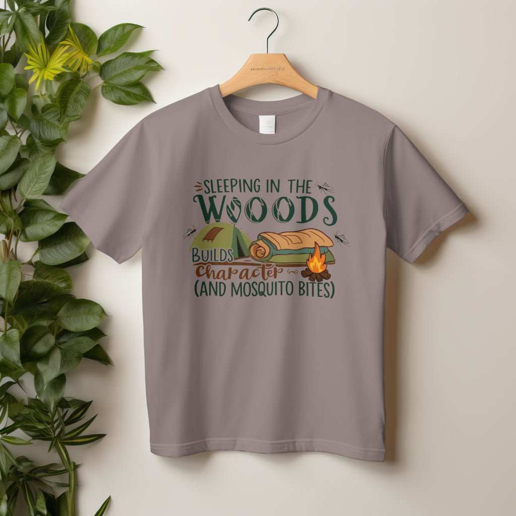 Character & Mosquito Bites Tee – Toughen Up in the Wild - Camp and Comfort