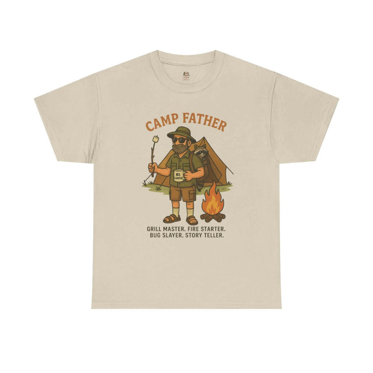 Vintage Best Dad Ever Father's Day tee for classic, outdoor-loving dads