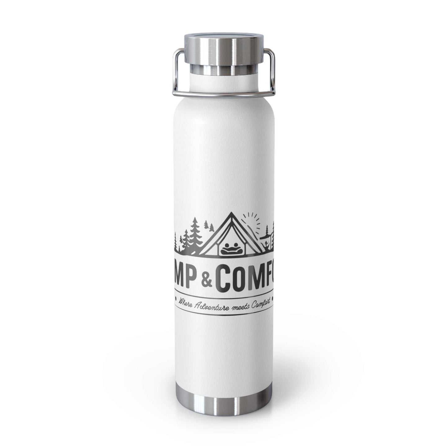 Outdoor Adventure Insulated Water Bottle 22oz stainless steel with copper insulation and powder-coat finish