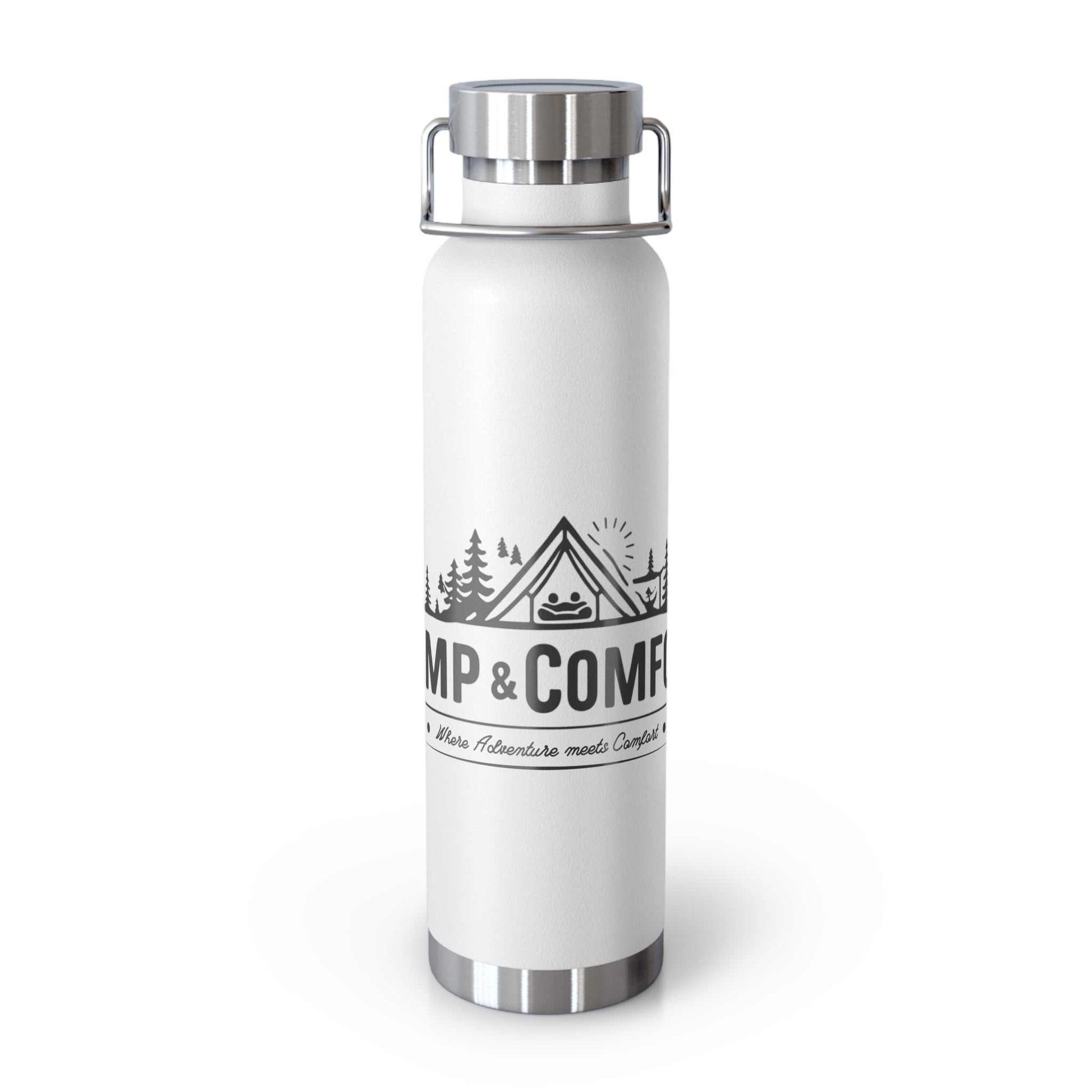 Outdoor Adventure Insulated Water Bottle 22oz stainless steel with copper insulation and powder-coat finish
