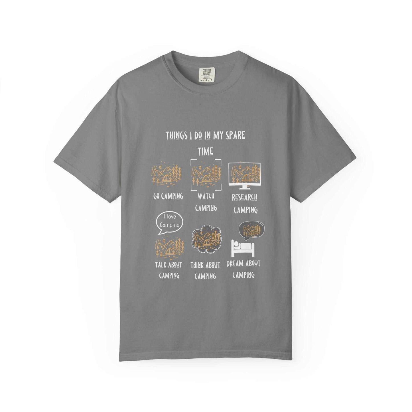 Things I Do in My Spare Time – Camping Edition Tee - Camp and Comfort